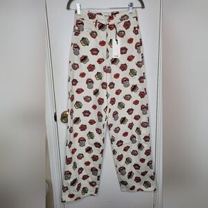 Wrangler Read my lips Jeans Barrel 652 HIGH RISE Womens size 25